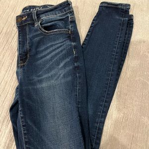 AMERICAN EAGLE super stretch HIGH RISE JEGGING jeans size 6
